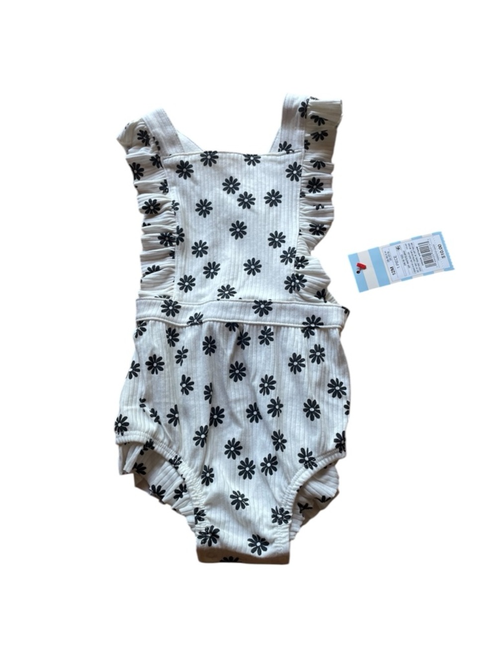NWT cat & jack one piece floral bathing suit baby 12 months